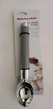 Kitchen Aid Ice Cream Scoop - Gunsmoke Gray KE117OHGSA Glossy Handle