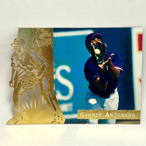 1996 Topps Laser Garret Anderson #17 card