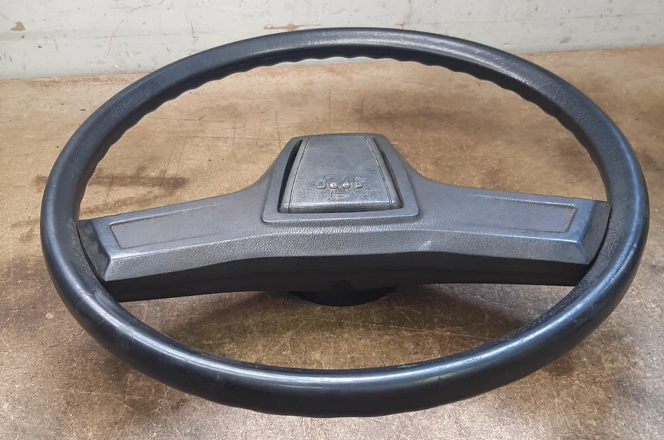 ✅VOLANTE COMPLETO Jeep Cherokee XJ 84-94 OEM FÁBRICA Negro ENVÍO GRATUITO Foto 3 de 4