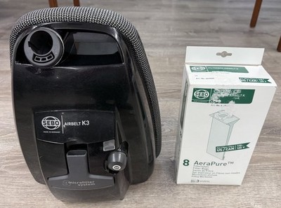 sebo airbelt k3 Vacuum Fully Functional Motor . Canister W 8 New Bags