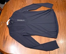 B. Vertigo, New, long sleeve show shirt, black, US 14