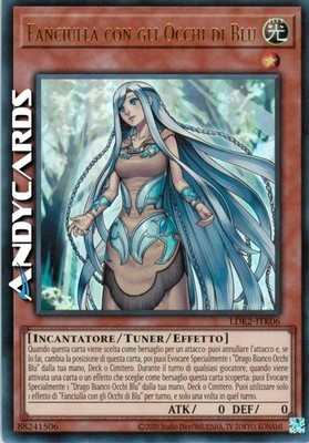 GIRL WITH BLUE EYES   Ultra R   LDK2 ITK06   Unl 2024   Yugioh!