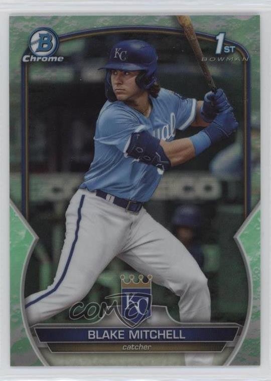 2023 Bowman Draft Chrome Lunar Glow Refractor Blake Mitchell #BDC-133 1u6