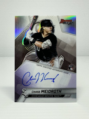 2025 Bowman s Best Chase Meidroth Auto RC Refractor #B25-CME Chicago White Sox