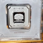 Geiger Edelmetalle Silver Bar 50g 999 Fine Schloss Guldengossa Precious Metal