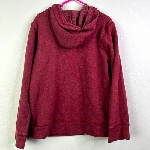 Disney Jumping Beans Youth Softest Fleece Burgundy Mickey Hoodie Size 7 - Picture 4 of 4