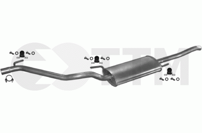 Silencieux Arriere+ pour VW VENTO BERLINE 4 PORTES 1.4 1.6 1.8 1.9 D 1993-1999 - Imagen 1 de 1