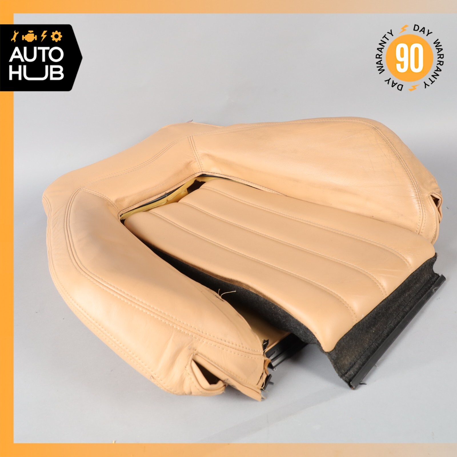 08-12 Maserati GranTurismo M145 Front Left Side Top Upper Seat Cushion Beige OEM