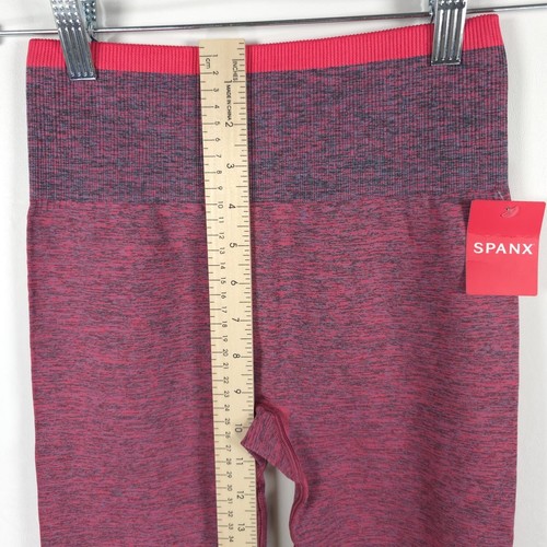 Leggings scolpiti senza cuciture Spanx Spacedye Coral Punch 50285R taglia SMALL nuovi con etichette - Foto 7 di 16