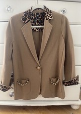 Rocco Barocco Tranding Blazer Leopard Print 
