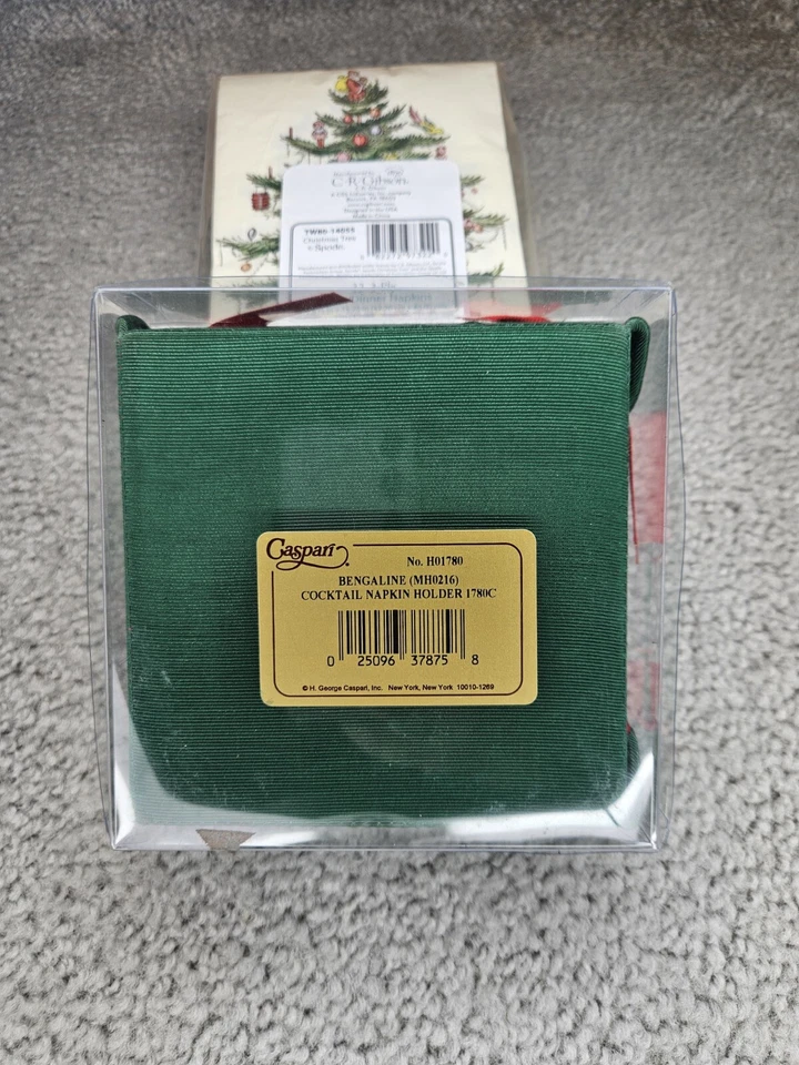 SPODE Christmas Tree GUEST Paper Napkins 32 3-PLY & 20 Cocktail Napkins New - Image 4 of 4