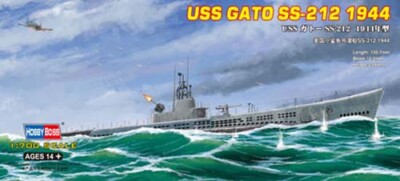 HobbyBoss 87013 US Submarine Gato 1944 1/700 Scale Plastic Model Kit
