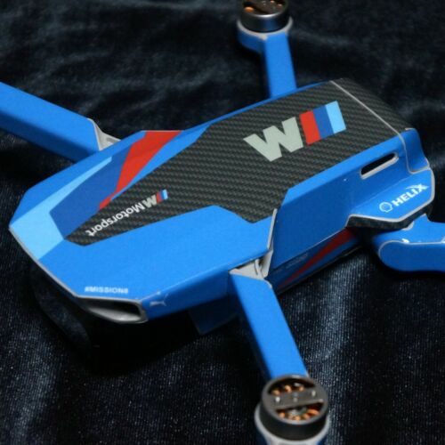 DJI MINI2 SKIN WRAP DECAL - MINI M BLUE - Picture 1 of 9