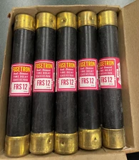 Bussmann FRS12 Fusetron Dual Element Fuse Class RK5