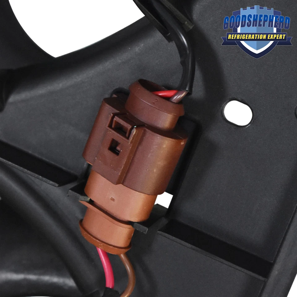 Conjunto de ventilador de refrigeración del radiador para Volkswagen Jetta 2005-2014 2015 2,5 L VW3120100 Foto 4 de 4