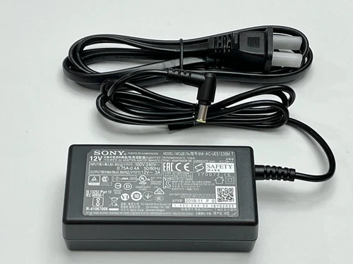 Sony 12V 3A AC-UES1230M AC Adapter for Sony Cameras SRG-300H FS7 EX3 PTZ(scratch