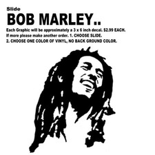 Decal Die Cut Vinyl Sticker Famous Faces, Jesus, Marilyn, Elvis, Lennon, Bowie 