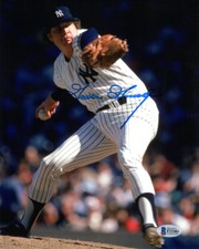 RICH GOOSE GOSSAGE SIGNED AUTOGRAPHED 8x10 PHOTO NEW YORK YANKEES BECKETT BAS