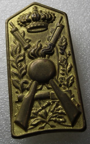 * ITALY INFANTRY OFFICER SHOULDER BOARD WORLD WAR TWO LUGS INTACT METAL #FEB07 - Picture 2 of 6