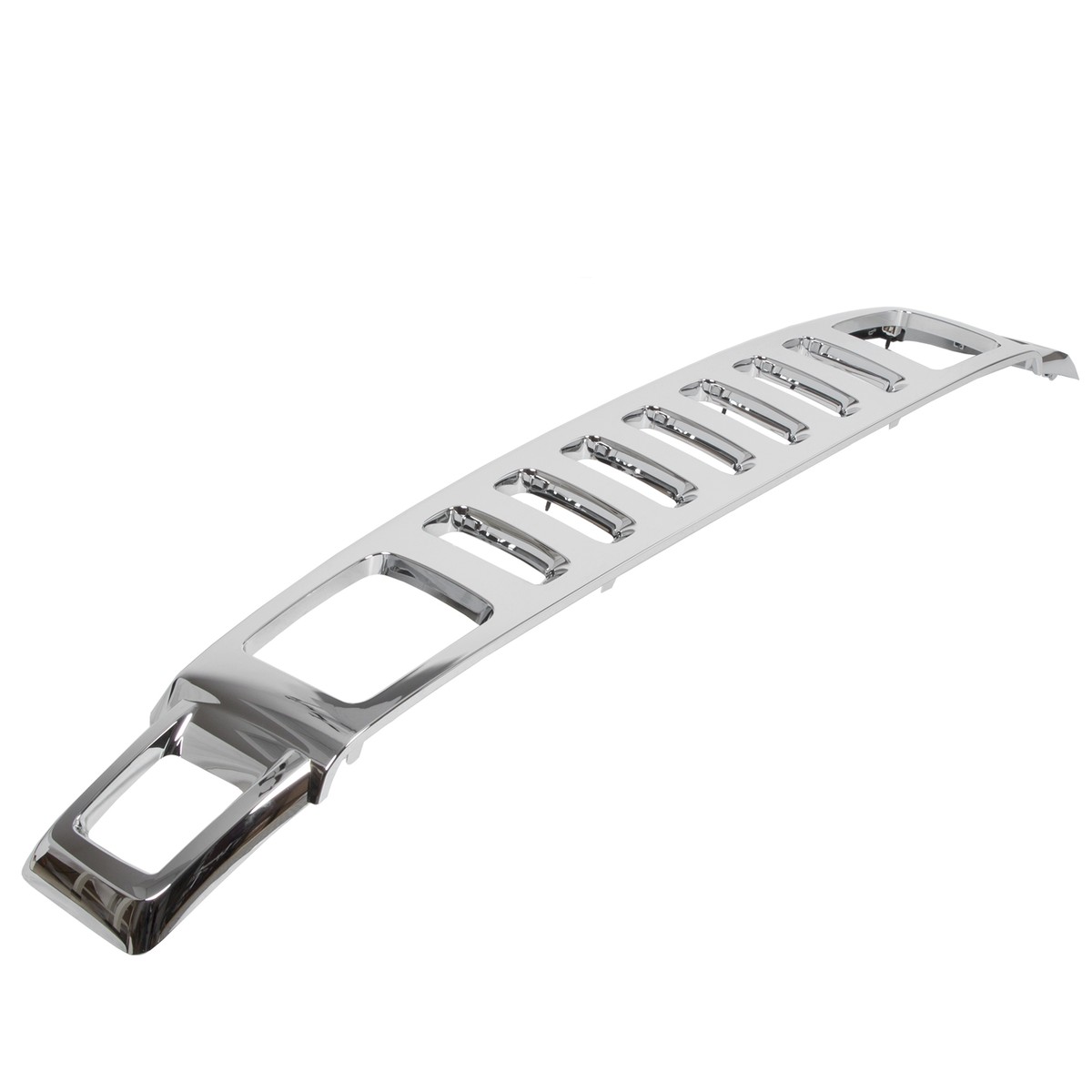 Front Grille Chrome ABS Bumper Grill Fits 2006-2010 Hummer H3 2007 