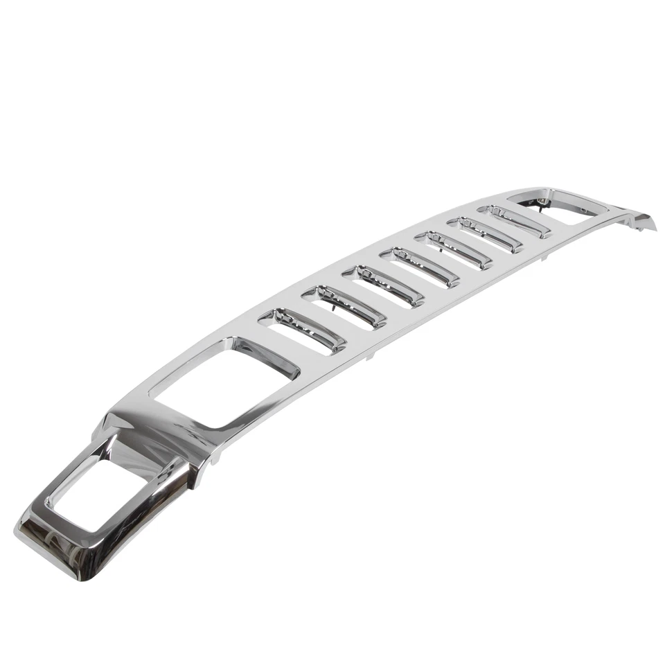Front Upper Bumper Grille Grill Chrome For Hummer H3 H3T 2006-2010 Factory Style - Image 2 of 4