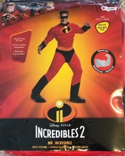Disguise Men`s Plus Size Mr Incredible Classic Muscle Adult Costume red XXL