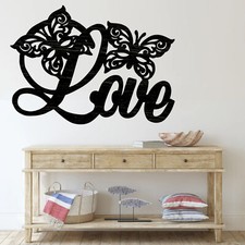 Love cut out, Wood plaque sign,wood Crafts,Craft supply, home decor