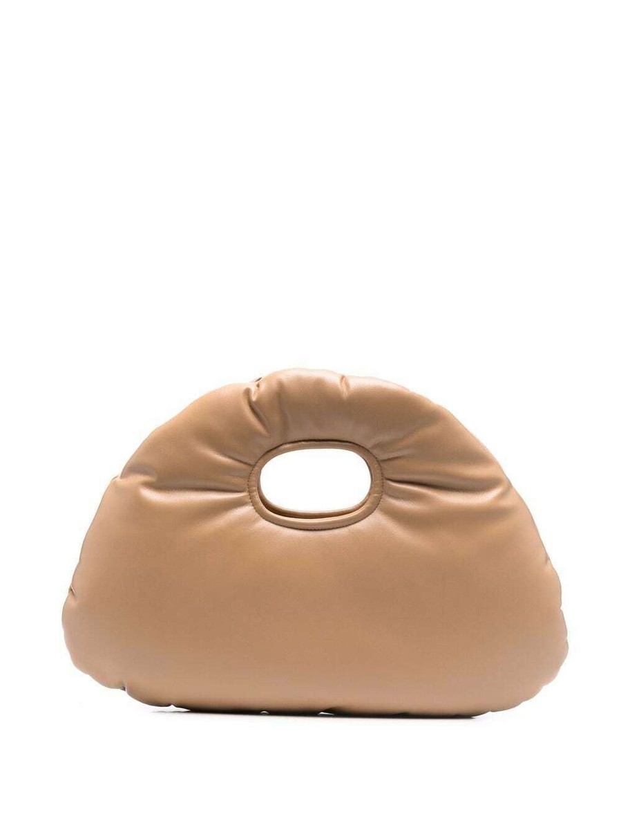 A.W.A.K.E. MODE Small Lucy Padded Top Handle Bag Beige | eBay