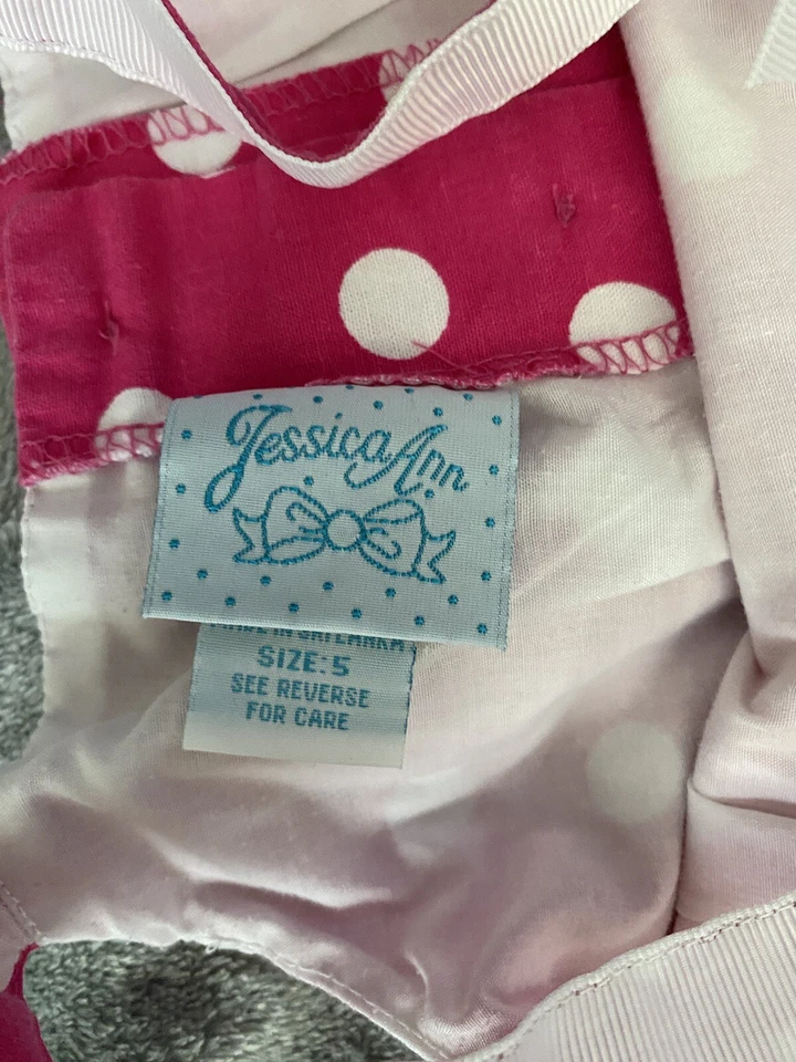 Vestido feminino Jessica Ann rosa bolinhas fit & flare tamanho 5 arcos brancos - Imagem 4 de 4