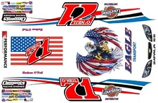 #71 Hudson O'Neil Loveland Crate Dirt Late Model 1/32nd Scale Waterslide Decal