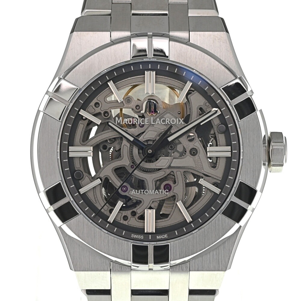 MAURICE LACROIX icon Skeleton AI6007-SS002-030-1 Automatic Men