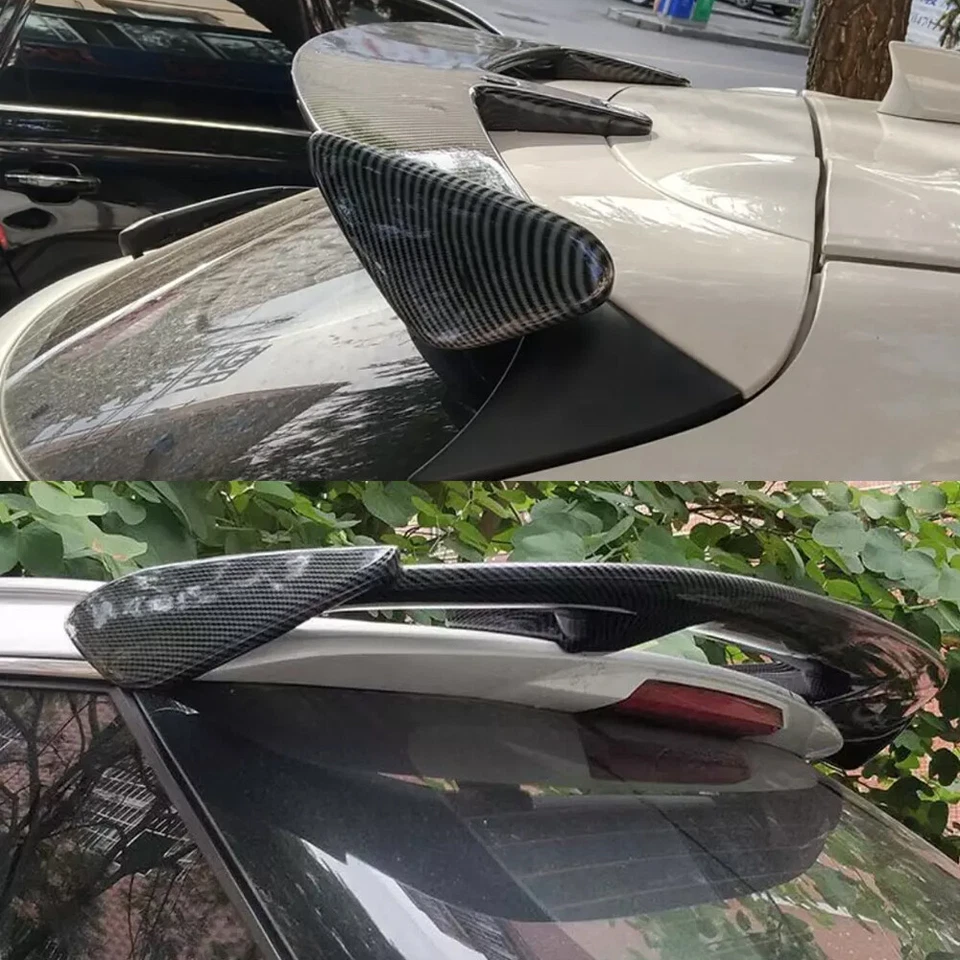 Para Acura MDX 52"" FIBRA DE CARBONO SUV hatchback maletero trasero techo alerón ABS Foto 4 de 4