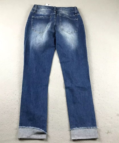 Hammer Jeans Damen 11 blau Denim distressed gerader Bündchen neu mit Etikett - Bild 5 von 13