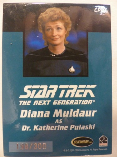Pin de combate completo Star Trek The Next Generation TNG - CP10 Pulaski 198/300 - Imagen 2 de 3