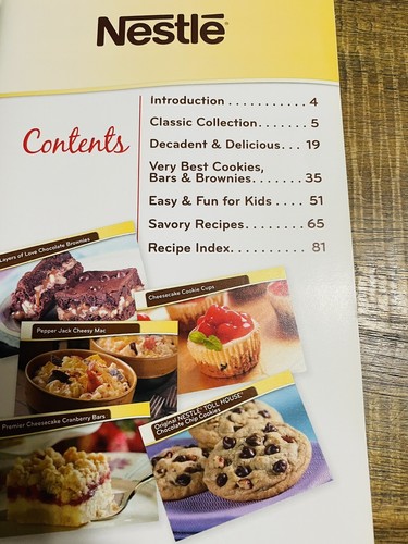 Nestle Holiday Favorites 76 Tear out Recipe Cards PIL Cookbooks From 2010 - Picture 3 of 8