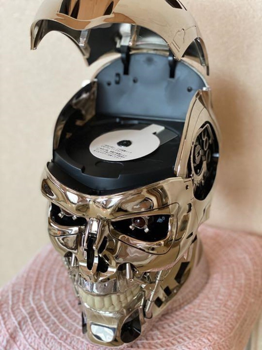 ターミネーター 頭部　DVDプレーヤー Terminator 3 T-800 Endoskeleton Skull Suntory T3 Limited