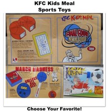 KFC Kids Meal Sports Toys March Madness, Sports Illustrated, Final Four-Choose!