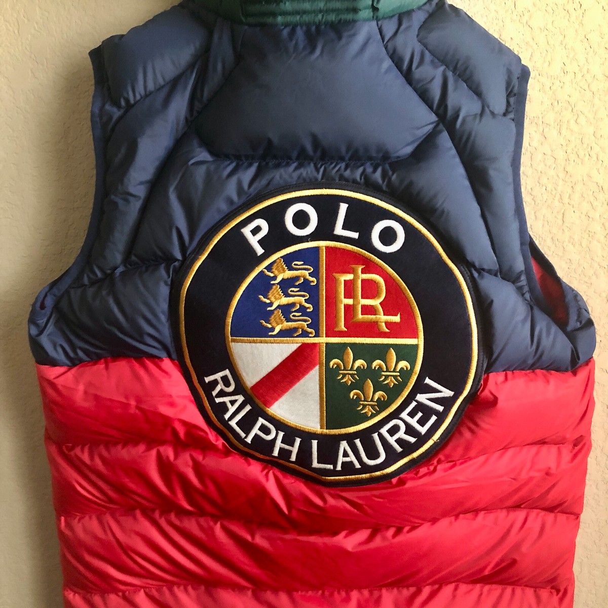 Polo Ralph Lauren Big Crest Cookie Patch Hooded Pullover Puffer