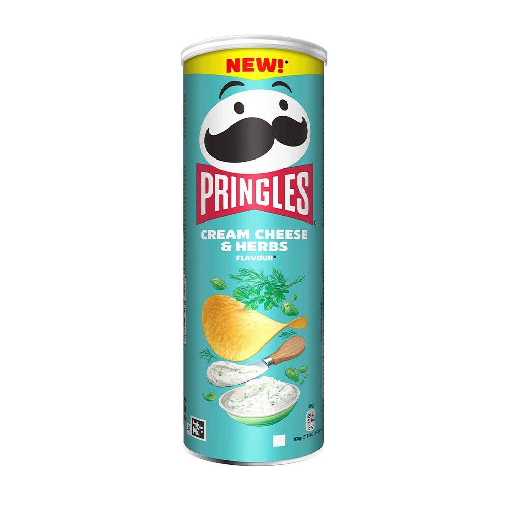 Pringles Patatine Cream Cheese & Herbs Tubo da 175 grammi