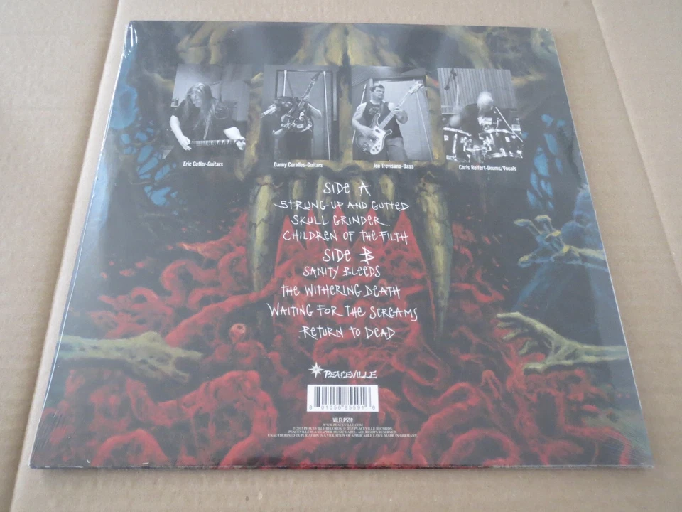 AUTOPSY -SKULL GRINDER- AWESOME RARE 1ST PRESS LP VINYL PEACEVILLE 2015 OBITUARY - Image 3 of 3