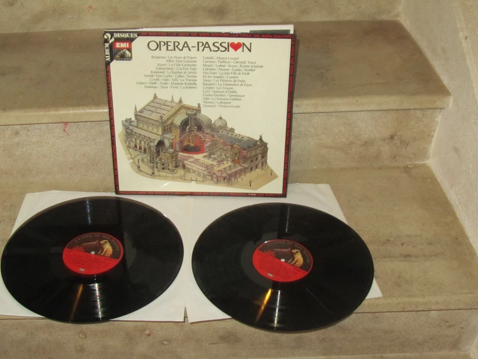 double Lp Vinyle 33t / Various – Opera-Passion - Photo 4/4