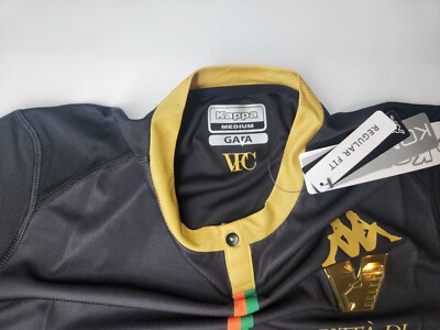 Venezia FC 2023/2024 Kappa Home Black Long Sleeve Jersey Shirt M
