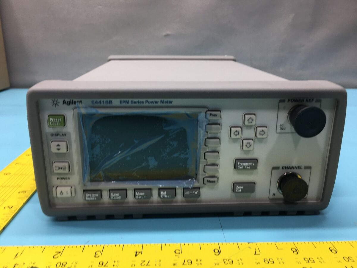 Agilent E4418B EPM Series Single-Channel Power Meter for Agilent E4418B EPM Series Single-Channel Power Meter for