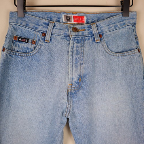 Vintage Arizona Jeans Co Flare Leg Mid Rise Light Wash Jeans Size 3 Waist 26" - Picture 4 of 18