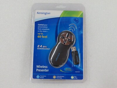 Kensington Wireless Control Presenter Laser Pointer Remote USB