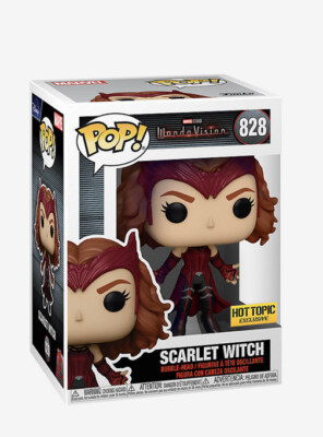 Hot Topic Exclusive Scarlet Witch Funko Pop Marvel WandaVision ON