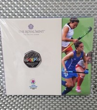  2022 Birmingham  Commonwealth Games Team SCOTLAND 50p Coloured Coin BUNC .