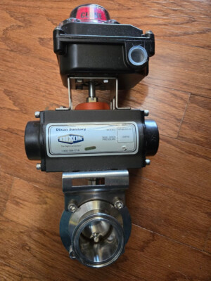 Dixon Sanitary B5101 2'' Actuator Valve RP-BA-025-SR With Indicator