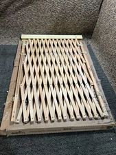 Evenflo Expansion Walk Thru Room Divider Gate Tan Wood 24-60 in Width 29-32 in H