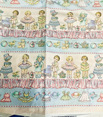 VTG Daisy Kingdom ''Paper Dolls Sampler''# 1375 Borders of Dolls BTHY Hard to Find